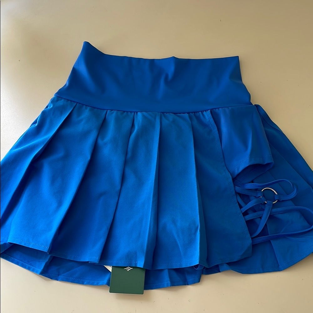 Halara Breezeful High Waisted Pleated Cut Out Skirt - Picture 2 of 7